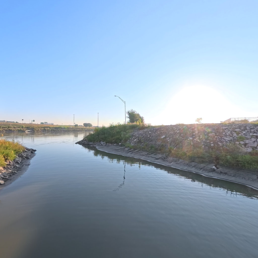 Sioux City to Little Sioux River scene image looking forward