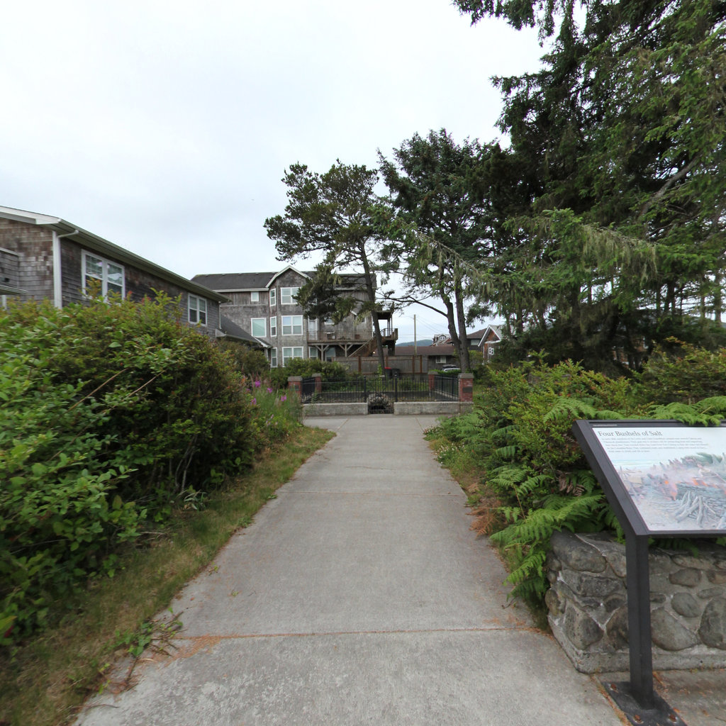 Lewis & Clark Salt Works scene image looking forward