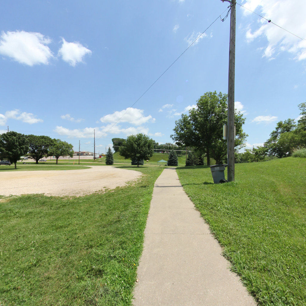 Sergeant Floyd Monument scene image looking forward