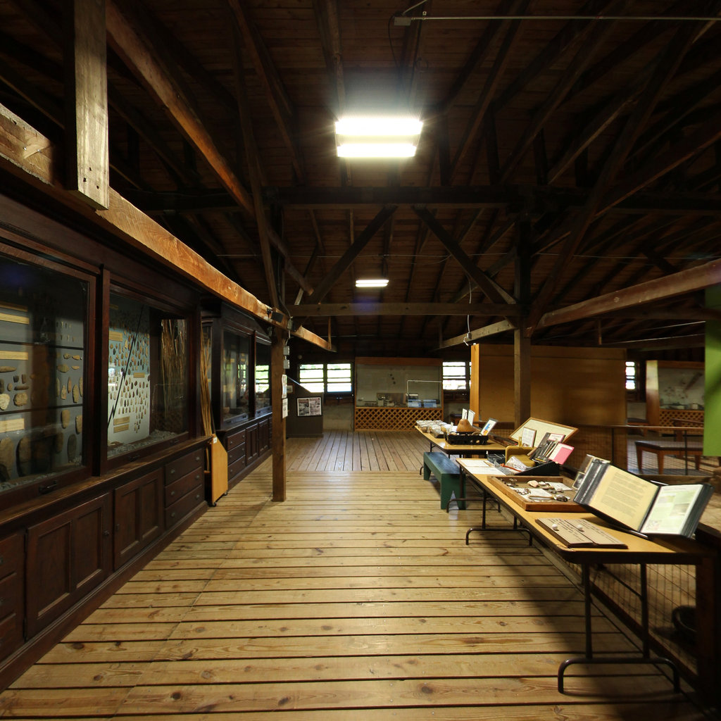 Wickliffe Mounds Lifeways Exhibit scene image looking forward