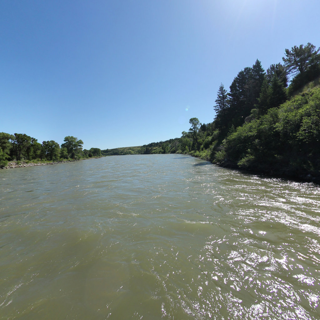 Terrain360 panorama near Yellowstone River near present-day Livingston
