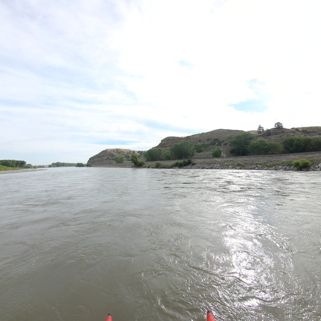 Terrain360 panorama near Yellowstone River near present-day Billings
