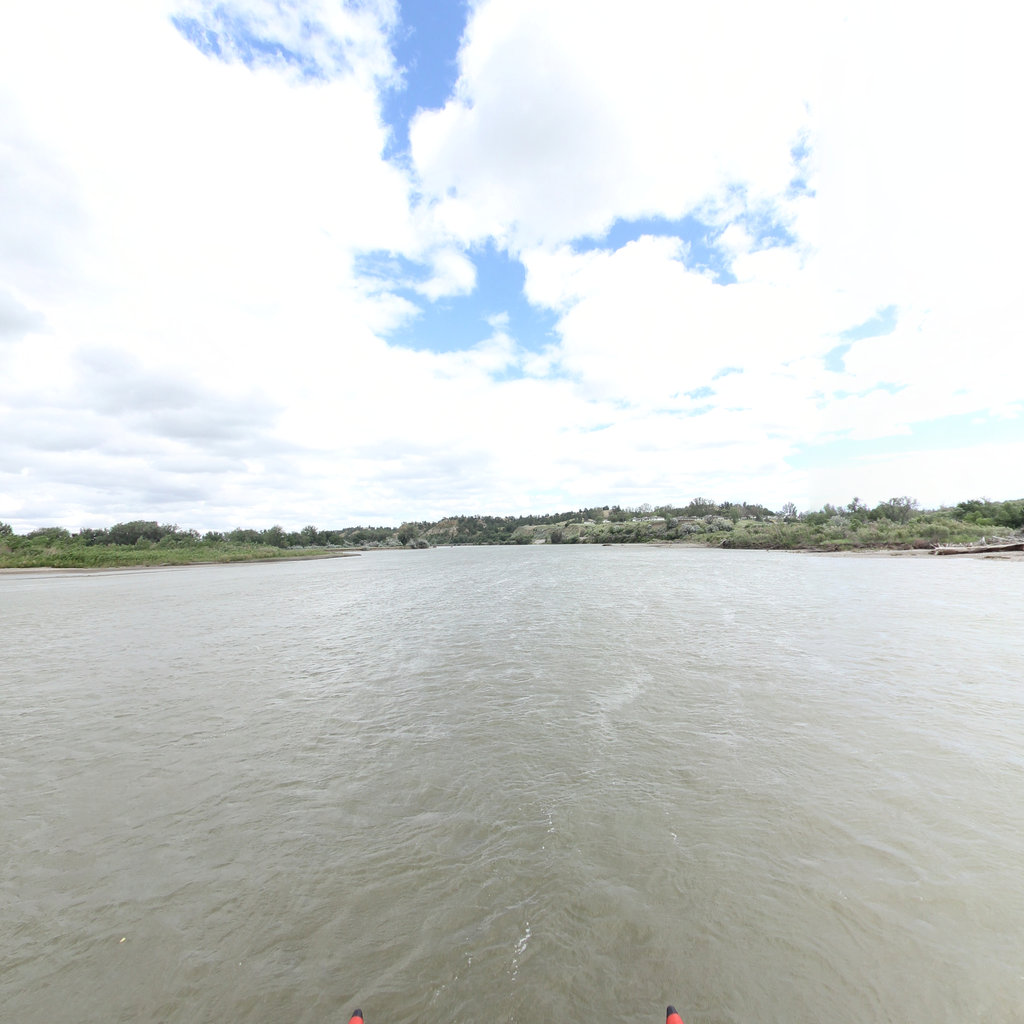 360&deg; panorama near Yellowstone River near present-day Miles City