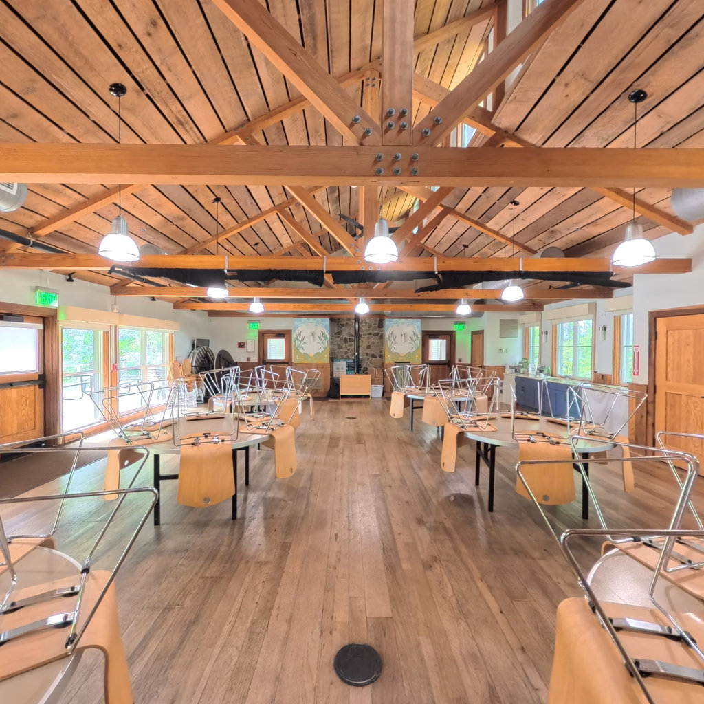 360° panoramic view of Env Center Interior