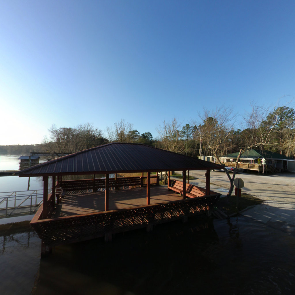 Altamaha Regional Park Landing to Rifle Cut scene image looking forward