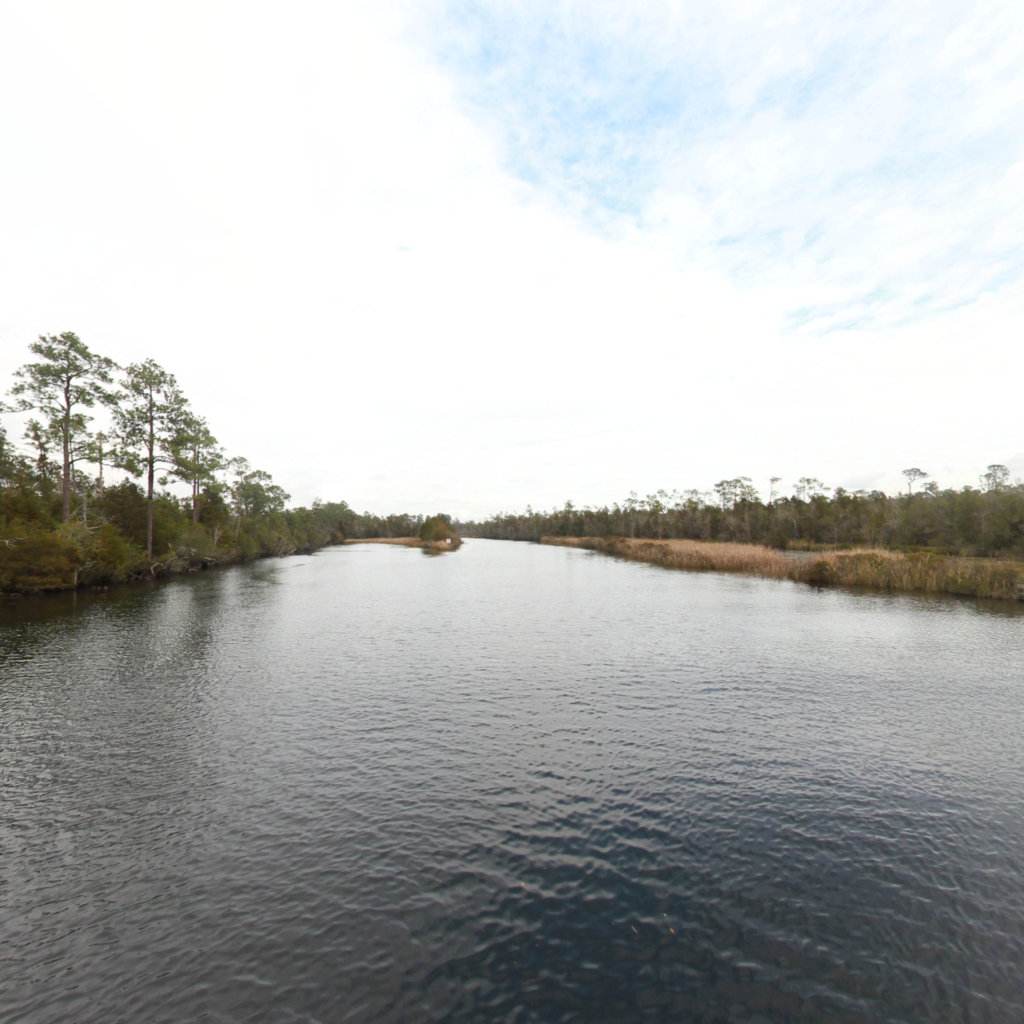 Moccasin Run scene image looking forward