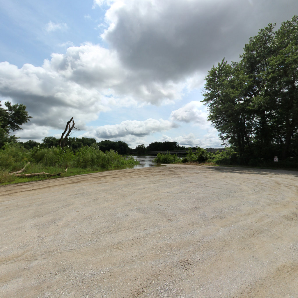 Vandalia Access scene image looking forward