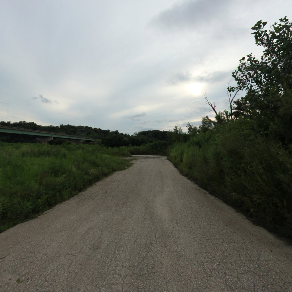 Kayak/Luther River Hiking Access scene image looking forward