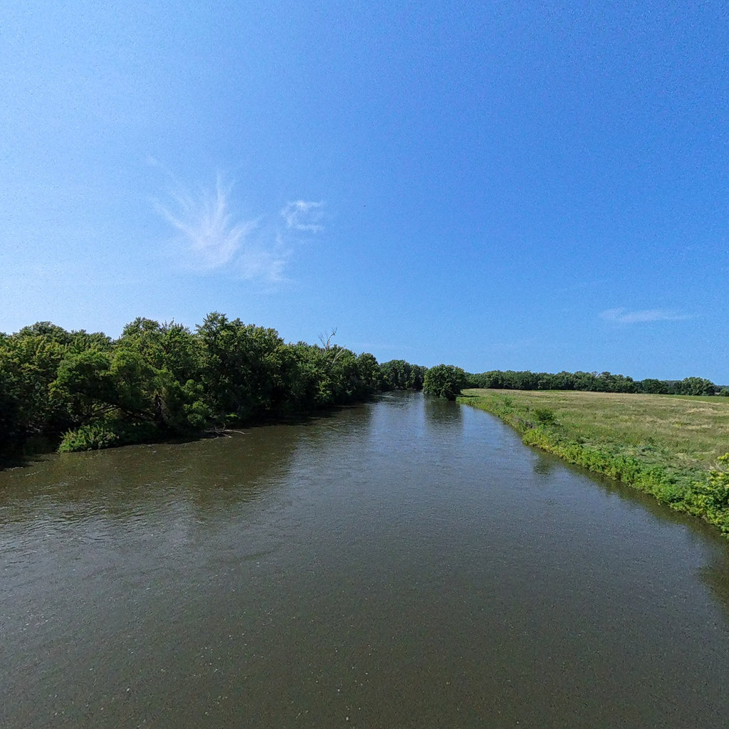 360° panoramic view of Ham's Bridge Access