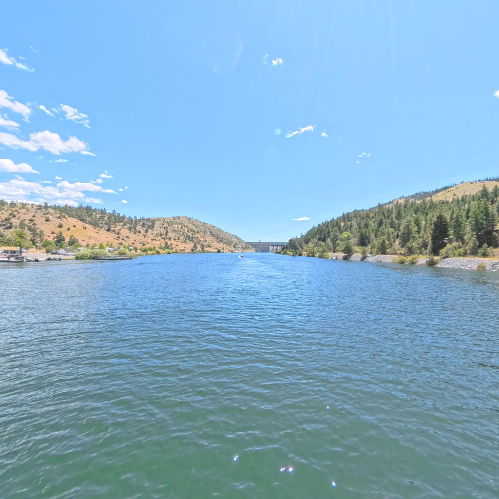 Canyon Ferry scene image looking forward