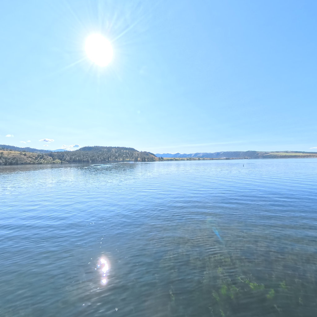 Hauser Lake scene image looking forward