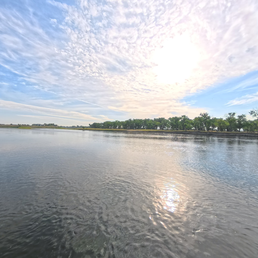 Cascade to Great Falls scene image looking forward