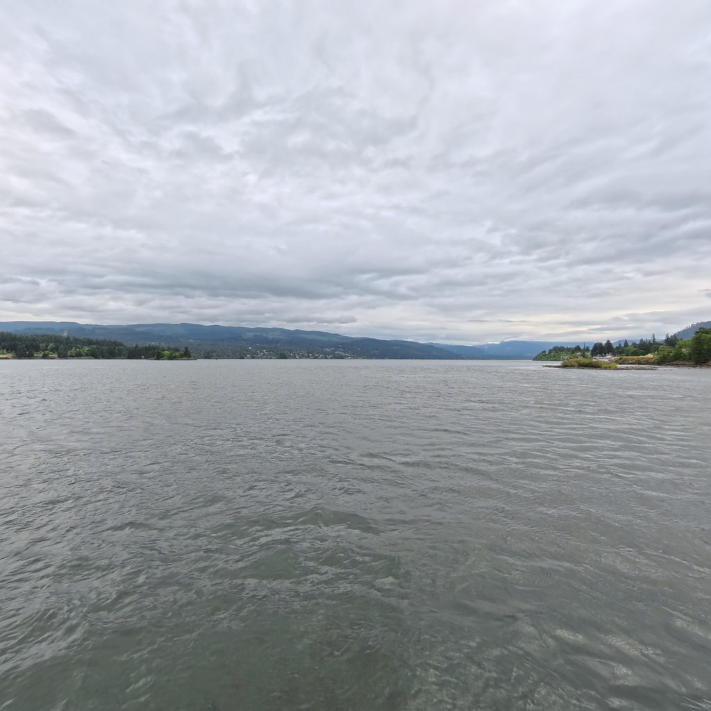 Terrain360 panorama near Cascades of the Columbia River, WA/OR border