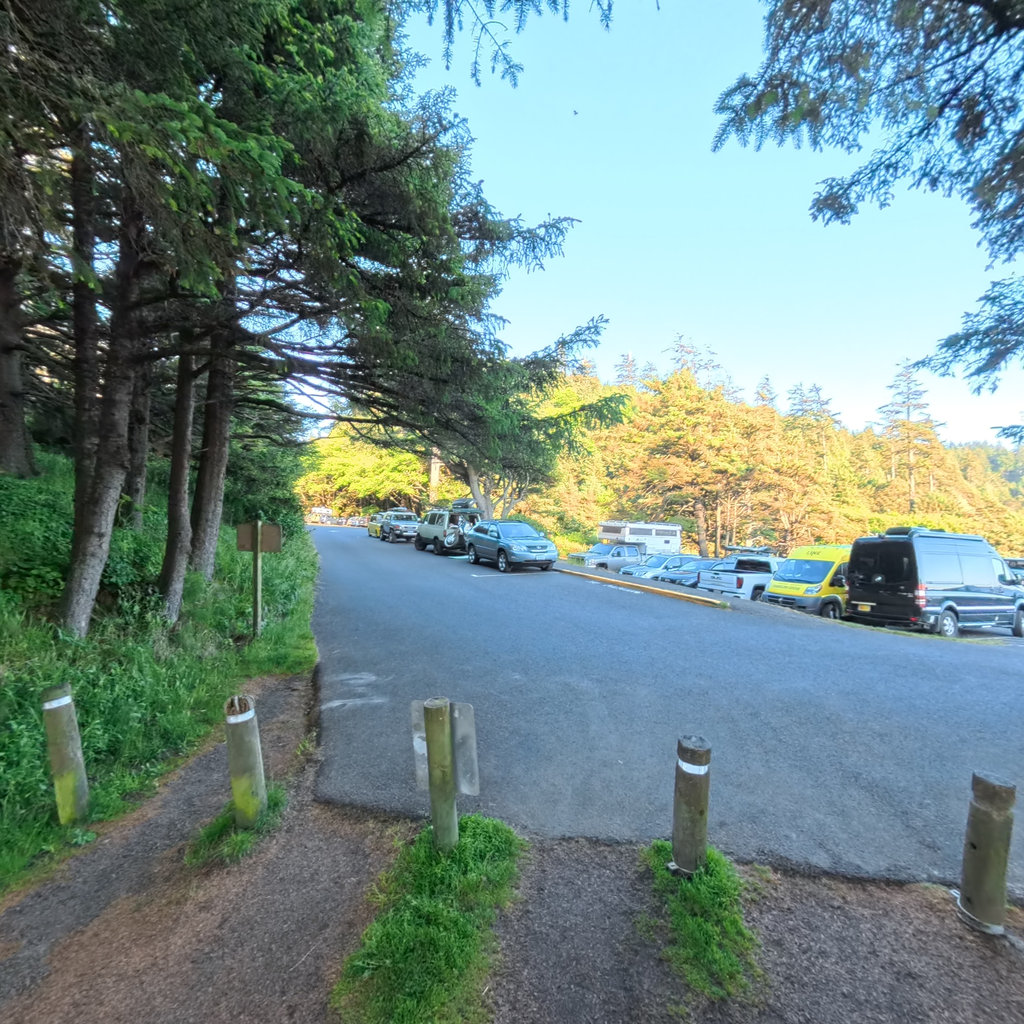 Terrain360 panorama near Ecola Creek, Tillamook Head, Oregon