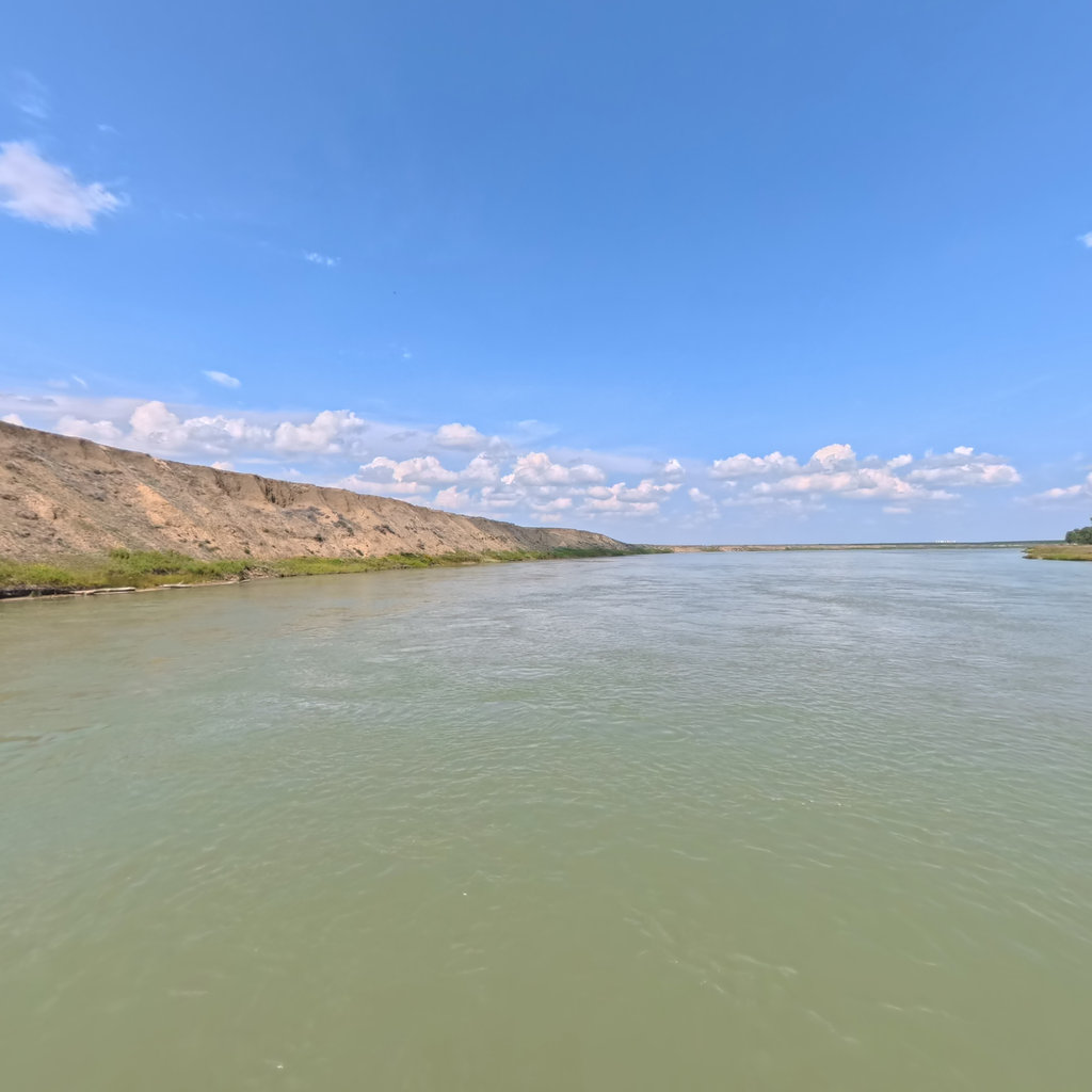 Terrain360 panorama near Missouri River approaching the Milk River