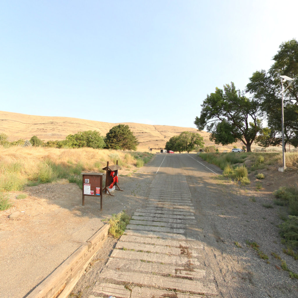 Windust Park to Walker WA scene image looking forward