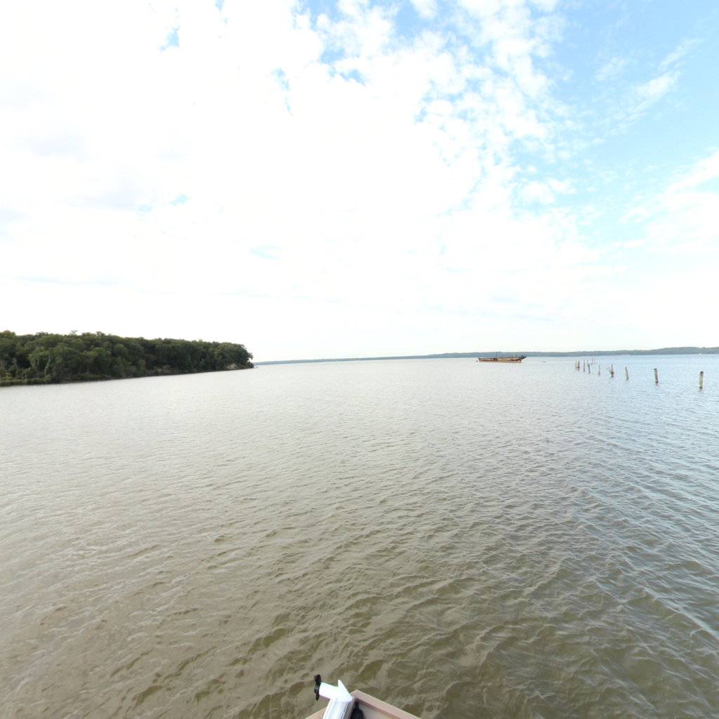 360° panoramic view of Low tide wrecks - Low Tide