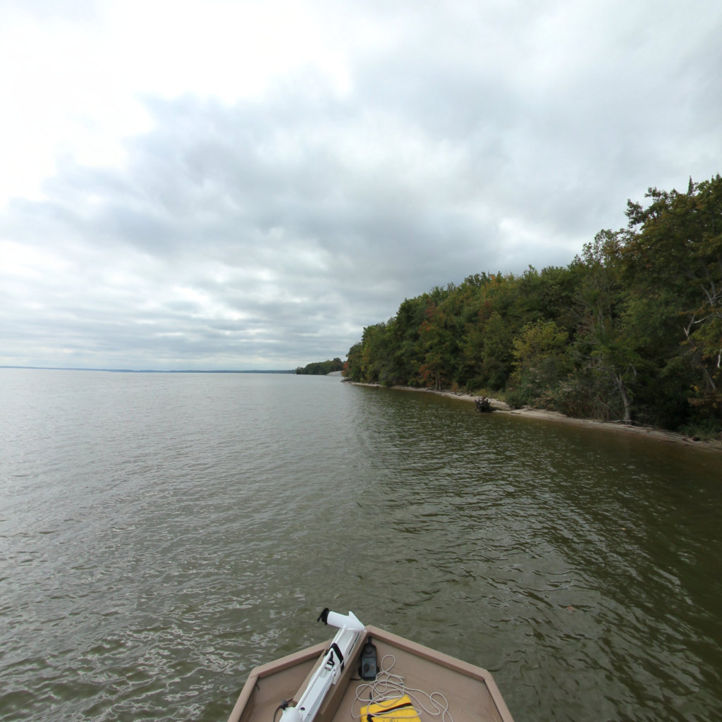 360° panoramic view of Quantico to Widewater - Marine Sanctuary Shoreline