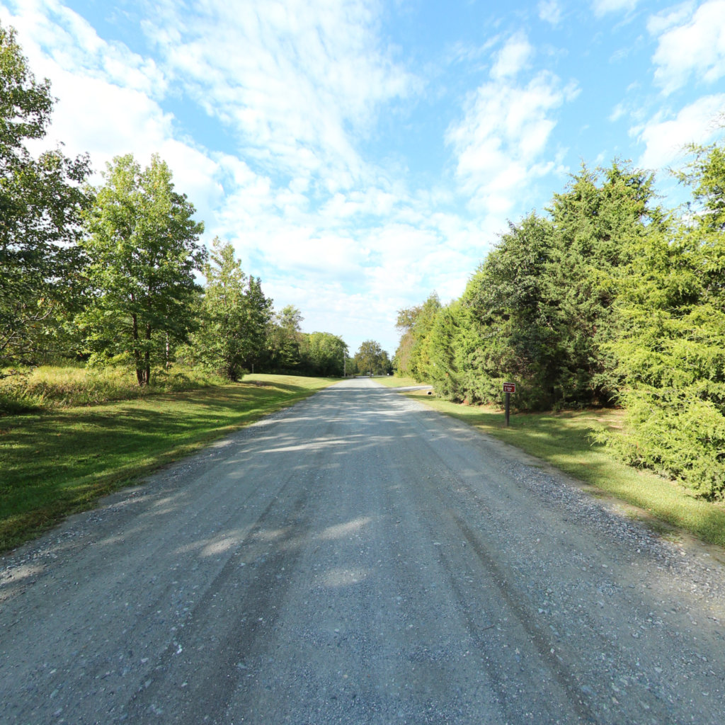 360° panoramic view of Wilson Landing Road to Public Access - Charles County Trails