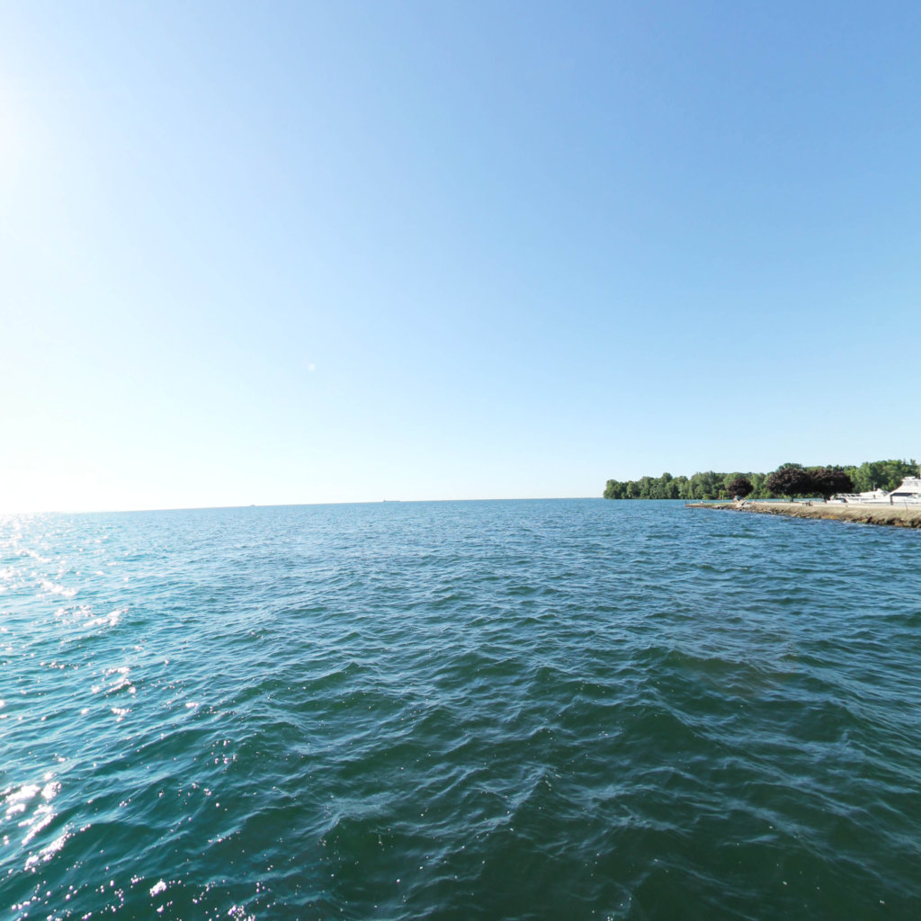 Lake St. Clair- to Fords Cove scene image looking forward