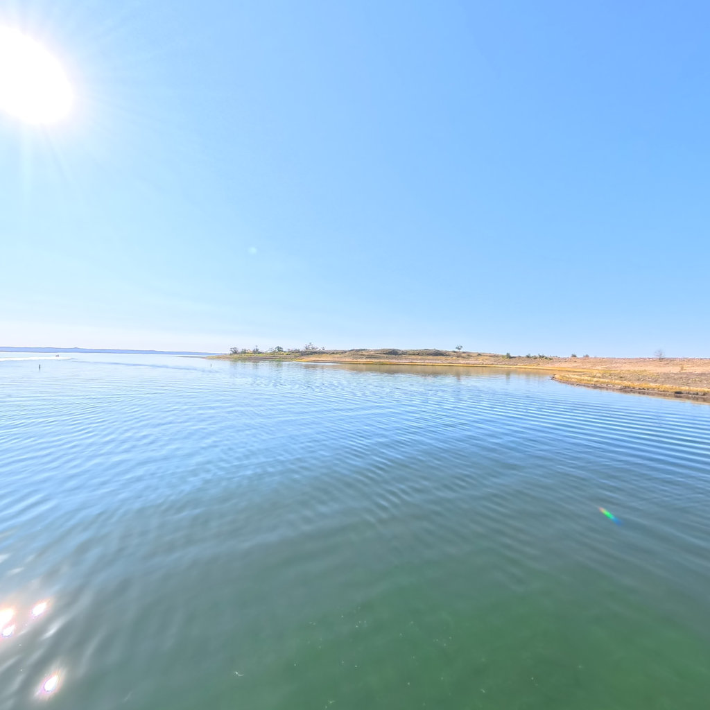 Fort Peck Lake scene image looking forward