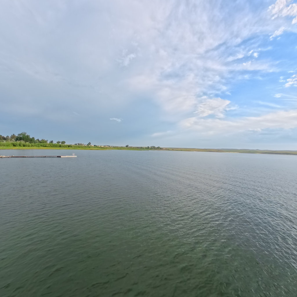 360° panoramic view of Lake Oahe - Upper Missouri River