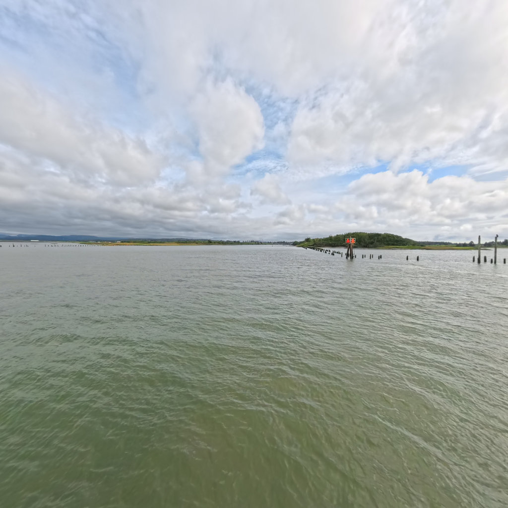 Skipanon Waterway scene image looking forward