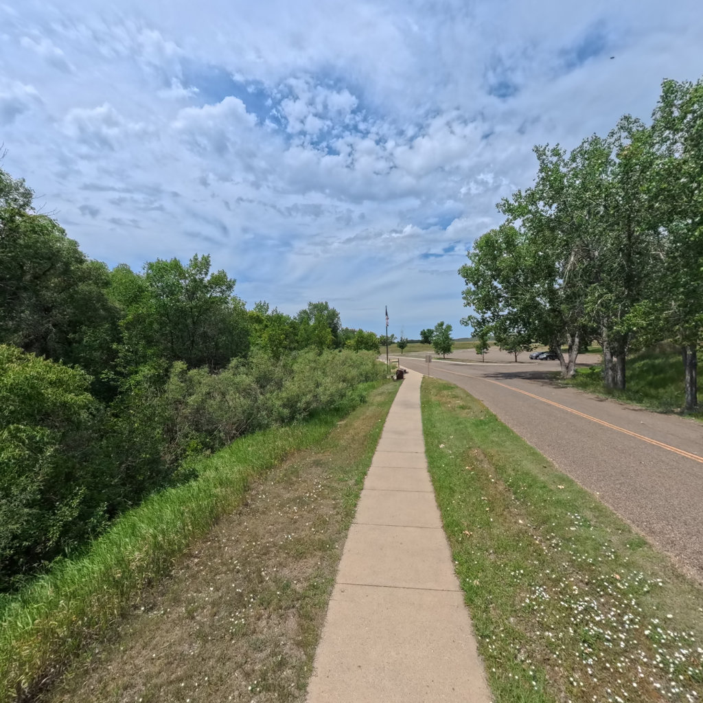 Fort Union Trading Post scene image looking forward