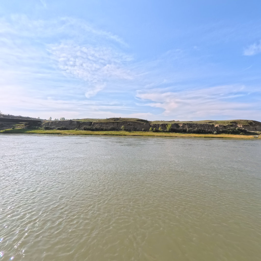 Wolf Point to Yellowstone Confluence scene image looking forward