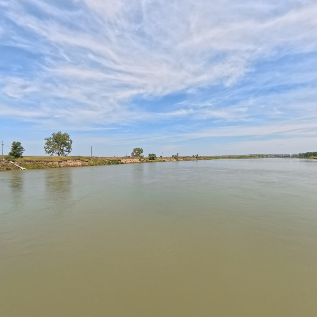 360&deg; scene on Wolf Point to Yellowstone Confluence