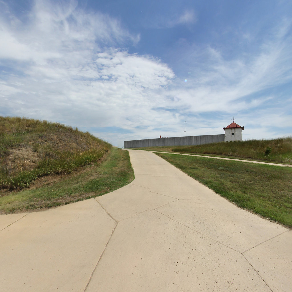 Fort Union Trading Post scene image looking forward