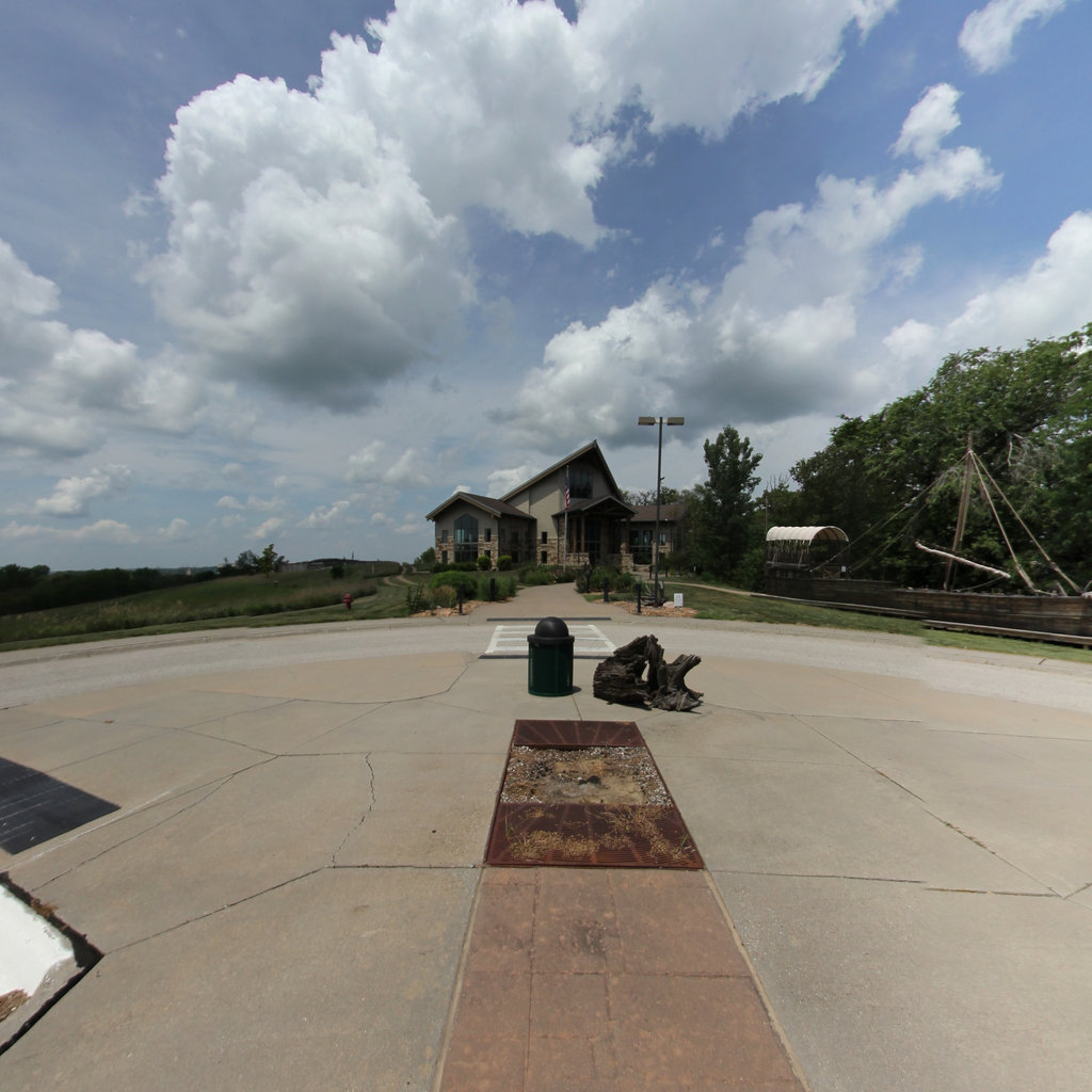 Nebraska City Visitors Center scene image looking forward