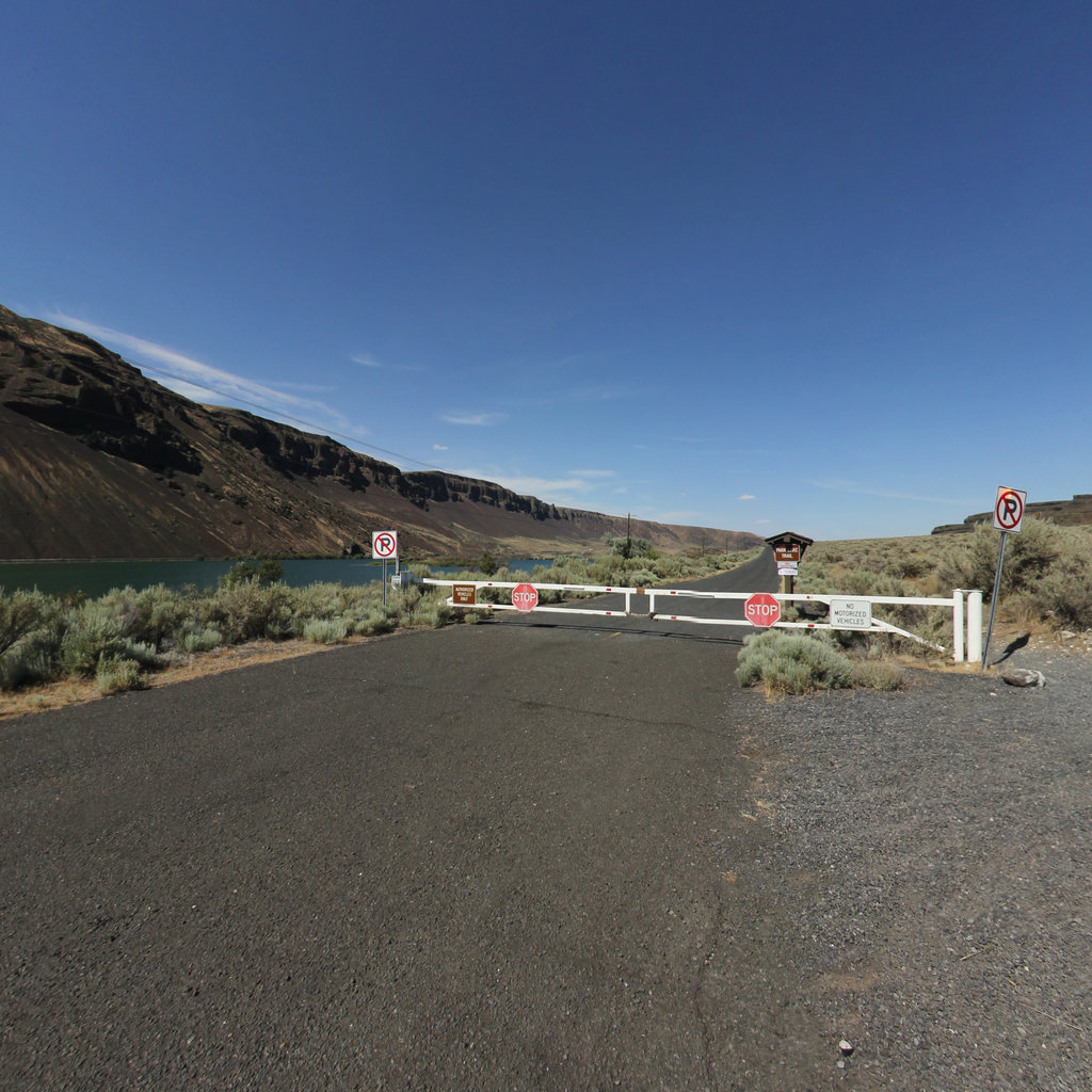 Park Lake Trail scene image looking forward