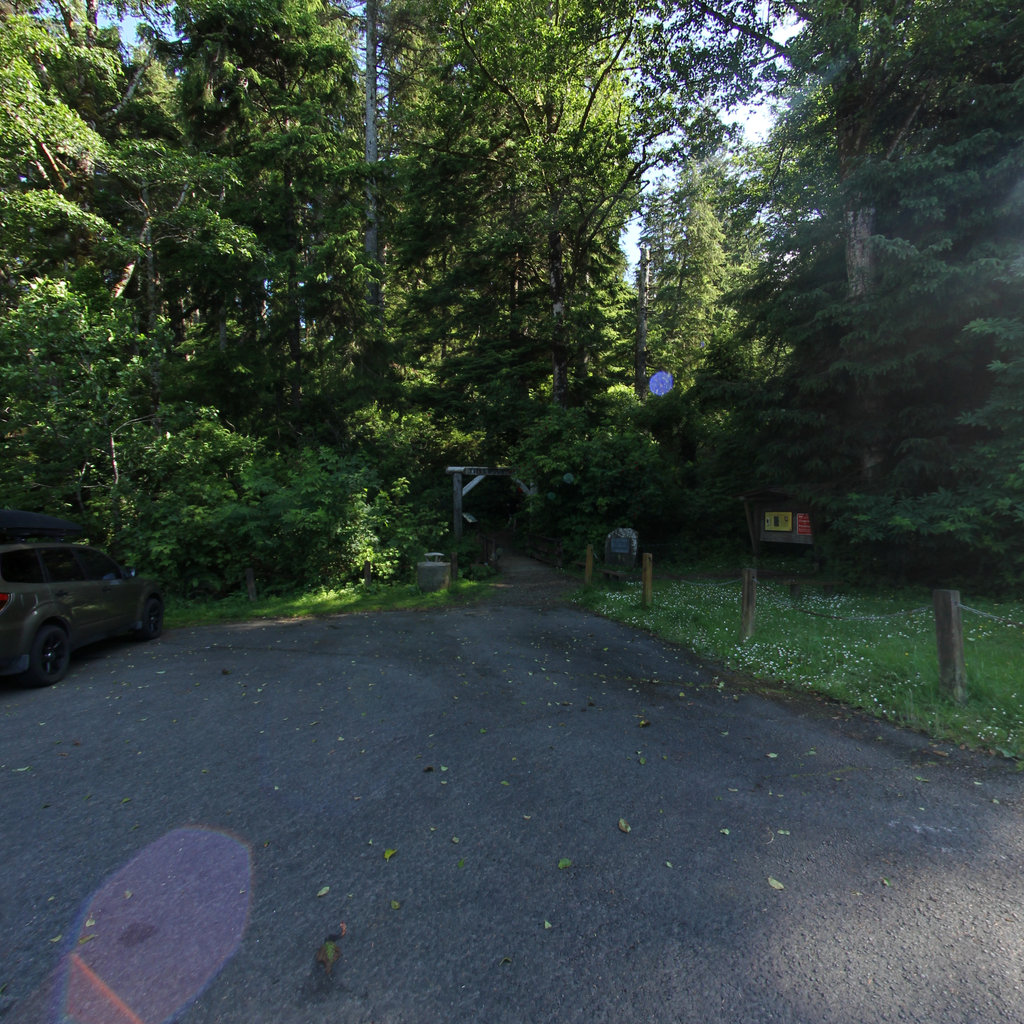 Oregon Coast Trail scene image looking forward