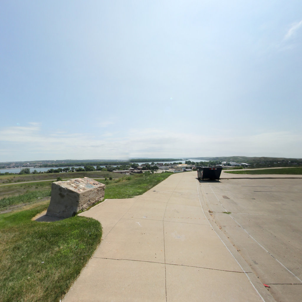 Terrain360 panorama near Mouth of the Bad River, South Dakota