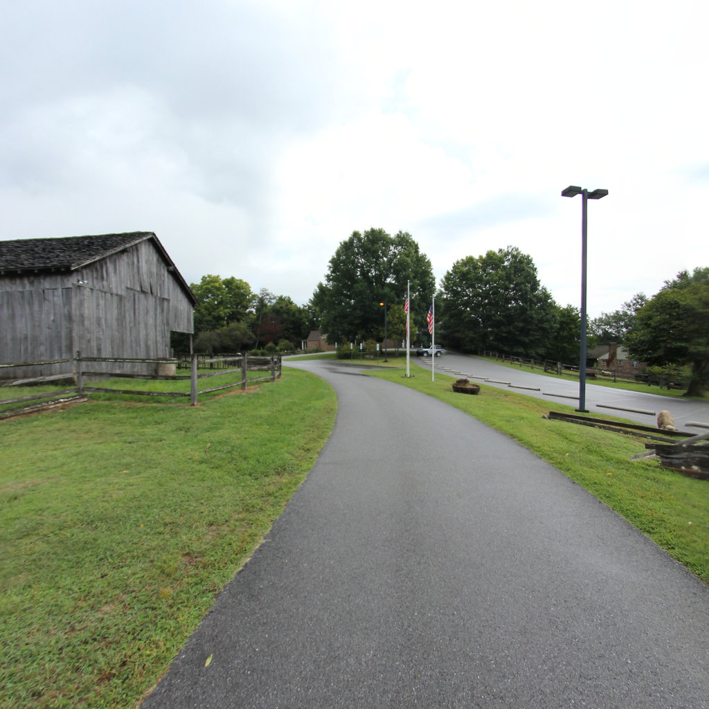 360° panoramic view of Rocky Mount Historic Site Trail