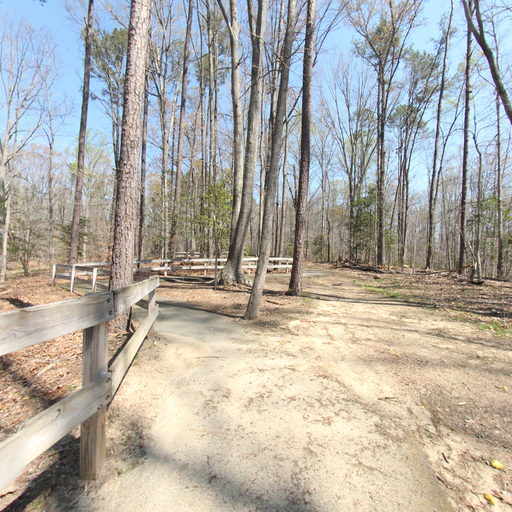Spillway Trail  scene image looking forward